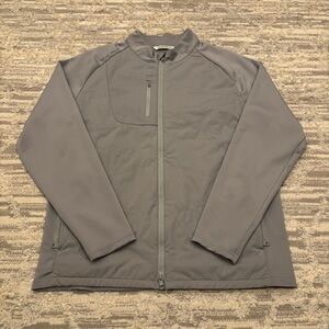 Peter Millar Merge Hybrid Jacket Men Medium Golf Insulated Stretch Full Zip $245